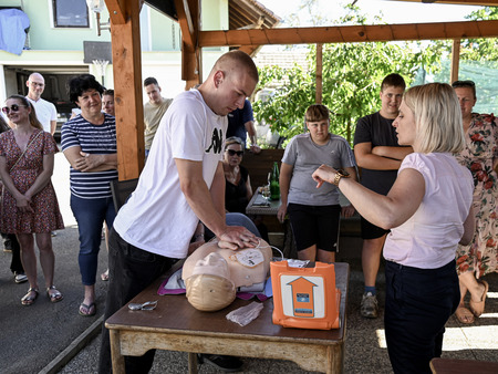 Vaščani so se lahko sami preizkusili v oživljanju 